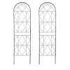 2x Podpórka do roślin 190x55 cm - wzór geometryczny - Cultivo