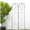 2x Podpórka do roślin 190x55 cm - wzór kwiatowy - Cultivo
