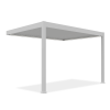 Automatyczna pergola przyścienna ELEGANCE WALL AUTOMATIC 3x4 z oświetleniem LED White - Gutroof
