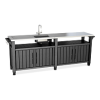 Barek schowek ogrodowy Keter UNITY CHEF 415L Graphite