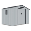 Domek narzędziowy HUDSON 277x191cm Light Grey - Hardmaister