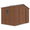 Domek narzędziowy HUDSON 277x191cm Walnut - Hardmaister
