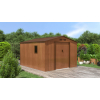 Domek narzędziowy HUDSON 277x319cm Walnut - Hardmaister