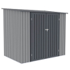 Domek narzędziowy metalowy KENT 222x149cm Light Grey - HARDMAISTER