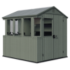 Domek narzędziowy ze szklarnią 2w1 POTTING SHED 6x8 zielony - 190x244cm - Keter