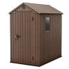 Domek ogrodowy DARWIN 4x6  Brown - 118x185cm - KETER
