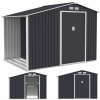 Domek ogrodowy drewutnia MADISON 278x191cm Cold Grey - Hardmaister