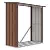 Drewutnia ogrodowa DENVER 182x89cm Walnut - Hardmaister