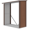 Drewutnia ogrodowa DENVER 182x89cm Walnut - Hardmaister