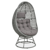 Fotel obrotowy z technorattanu HOLIDAY Grey