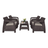 Komplet ogrodowy CORFU QUATTRO Brown