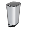 Kosz na śmieci z pedałem 45L Steel - KETER