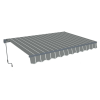 Markiza tarasowa CLASSIC 500x300 Grey/White - Gutroof