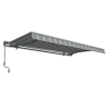 Markiza tarasowa PREMIUM 400x300 Grey/White - Gutroof