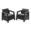 Meble ogrodowe CORFU DUO Graphite
