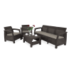 Meble ogrodowe CORFU SET 3 Brown
