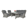 Meble technorattanowe TRIVENTO DINING 3 Stone Grey