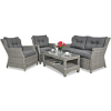 Meble z technorattanu TRIVENTO 2 Stone Grey