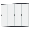 Panel szklany przesuwny do pergoli ELEGANCE/DELUXE/FUSION 4m Anthracite - Gutroof