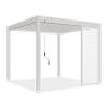 Panel żaluzjowy poziomy do pergoli ELEGANCE/DELUXE/FUSION 1 m White - Gutroof