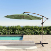 Parasol ogrodowy boczny SANTORINI WOOD 3m Dark Green - Lis Prom