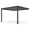 Pergola aluminiowa DELUXE Wall 3,6x4 Anthracite - Gutroof