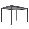 Pergola automatyczna ELEGANCE AUTOMATIC 3x4 z oświetleniem LED Anthracite/Light Grey - Gutroof