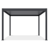 Pergola elektryczna tarasowa DELUXE AUTOMATIC 3,6x4 z oświetleniem LED, Anthracite - Gutroof