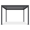 Pergola elektryczna tarasowa DELUXE AUTOMATIC 3,6x4 z oświetleniem LED, Anthracite - Gutroof