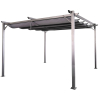 Pergola na taras SPRINT 3x4 Anthracite/Grey - HARDMAISTER