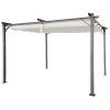 Pergola na taras SPRINT 3x4 Anthracite/White - HARDMAISTER