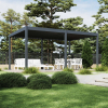 Pergola ogrodowa DELUXE Automatic + LED 3,6x5,3 Anthracite - Gutroof
