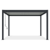 Pergola ogrodowa na taras ELEGANCE 3x4 Anthracite/Light Grey - Gutroof