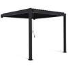Pergola ścienna ogrodowa na taras 3x3 Premium Wall Anthracite - Gutroof