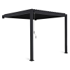 Pergola ścienna ogrodowa na taras 3x3 Premium Wall Anthracite - Gutroof