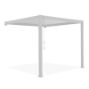 Pergola ścienna ogrodowa na taras Premium Wall 3x4 White - Gutroof