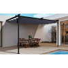 Pergola tarasowa przyścienna SPRINT WALL 4x2,7 Anthracite/Grey - HARDMAISTER