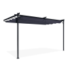 Pergola tarasowa przyścienna SPRINT WALL 4x2,7 Anthracite/Grey - HARDMAISTER