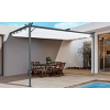 Pergola tarasowa przyścienna SPRINT WALL 4x2,7 Anthracite/White- HARDMAISTER