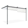 Pergola tarasowa przyścienna SPRINT WALL PLUS 4x2,7m Anthracite/White - HARDMAISTER
