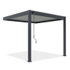 Przyścienna pergola ELEGANCE WALL 3x3 Anthracite/Light Grey - Gutroof