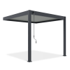 Przyścienna pergola ELEGANCE WALL 3x3 Anthracite/Light Grey - Gutroof