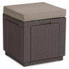 Pufa ze schowkiem CUBE Brown