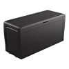 Skrzynia balkonowa Keter SAMOA RATTAN BOX 270L Graphite