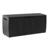 Skrzynia na balkon Keter CAPRI RATTAN BOX 305L Graphite