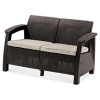 Sofa ogrodowa CORFU LOVE SEAT Brown