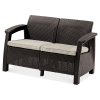 Sofa ogrodowa CORFU LOVE SEAT Brown