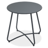 Stolik ogrodowy ART Dark Grey, śr.45cm - Lis Prom