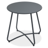 Stolik ogrodowy ART Dark Grey, śr.45cm - Lis Prom