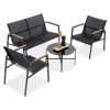 Zestaw mebli MANGO CAFFE Black - Lis Prom